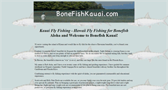 Desktop Screenshot of bonefishkauai.com